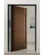 PIVOT V11 - pivot door covered sublimated wood