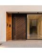 PIVOT V11 - pivot door covered sublimated wood