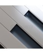 PIVOT V21 - aluminum pivot door with vertical glazings