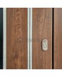 PIVOT V22 - aluminium front door with wooden decor