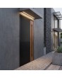 PIVOT V23 - Modern Pivot Front Door with Milled Grooves and Accents