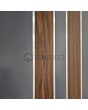 LIM V28 - aluminium entrance door with wooden decor