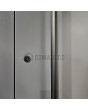 LIM V28 - aluminium entrance door with wooden decor