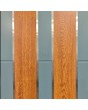 LIM v28 double - double aluminium entrance door with wooden decor