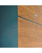LIM V36 - aluminium front door with wooden decor