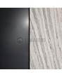 LIM V41 - aluminium front door covered with white rock stone texture
