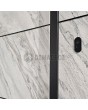 LIM V42 double - aluminum double front door covered with white rock stone texture