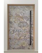 LIM V46 - aluminium front door with sand rock stone