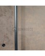LIM V53 double - double aluminium front door covered with sintered quartz