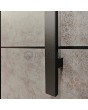 PIVOT V56 - aluminium pivot door covered with sintered quartz