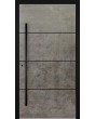 LIM V56 - aluminium front door covered with sintered quartz