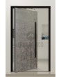 PIVOT V56 - aluminium pivot door covered with sintered quartz