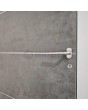 PIVOT V56 - aluminium pivot door covered with sintered quartz