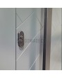 LIM v59 double - prehung double aluminium exterior door with ribs