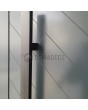 LIM v59 double - prehung double aluminium exterior door with ribs