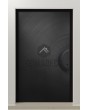 PIVOT V63 - aluminium pivot entry door with milled pattern
