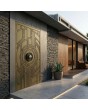 LIM V65 - aluminium entrance door with milled pattern
