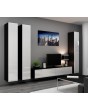 Seattle 5 - black and white tv entertainment stand
