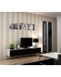 Seattle 10 - black and white living room wall unit