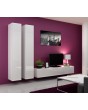 Seattle 13 - gloss white modern tv wall unit