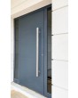 Anthracite modern aluminium house front door