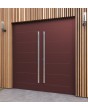LIM W313 double - modern double aluminium door wirh ribs