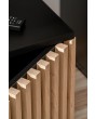 Cambridge - entertainment center with with vertical slats