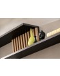 Cambridge - entertainment center with with vertical slats