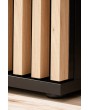 Cambridge - entertainment center with with vertical slats