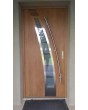 Fargo 36 - modern stainless steel front door