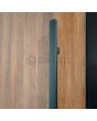 PIVOT WOODLINE 1 - aluminium pivot door with Walnut High Pressure Laminate