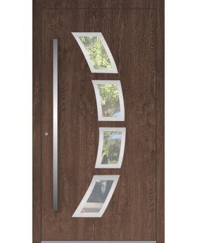 LIM 21A - aluminium front door with glass