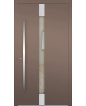 LIM AP11 - secure modern aluminum front door with multi-point locks