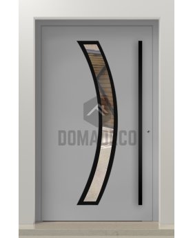 LIM Bumerang - energy saving modern aluminium doors for luxury house