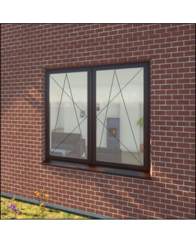 AL86-D3 - Double tilt and turn aluminium window