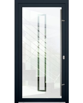 LIM Glass S9 - origin frosted front door with transparent decor