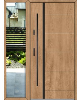 custom configuration - Fargo door with left sidelight (view from the outside)