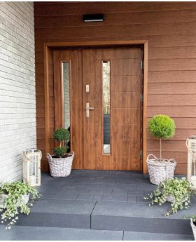 Fargo 42 DB - front door with sidelights uk