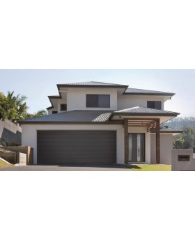 WIS E2 -  sectional garage door with high ribs