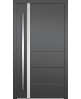 LIM 41 - aluminium front door with strip