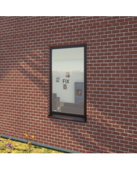AL86-S1 - fixed aluminium window