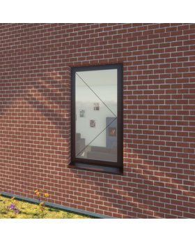 AL86-S2 -  turn open aluminium window (inside opening)