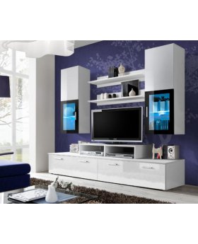 Modular entertainment wall sale