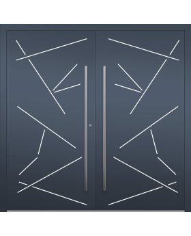 LIM Vario-Inox double - double aluminium security door