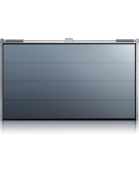 WIS E1 -  sectional garage door without ribs