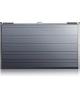 WIS E3 -  sectional garage door with low ribs