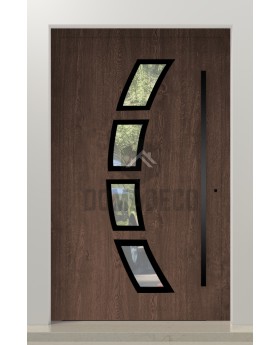 PIVOT 21A - aluminium Modern exterior pivot door