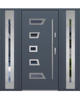 Fargo 23A T - stainless steel door with two side panels