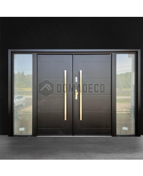Fargo double 26D door with left and right sidelights