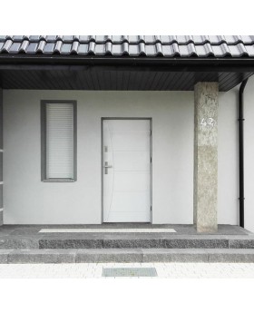 Fargo 26 F - contemporary front door Colour: White